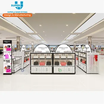 Source LUX Customized Retail Display Bags Mall Kiosk Design For Handbags on  m.