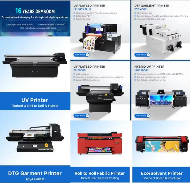 High-Speed 360 Rotary Cylinder Printing Machine A3 A2 UF 300 Series Graphic Design Imprimante UV Aluminium Printer with CMYK Ink