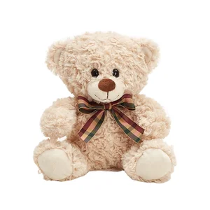 Soft Teddy Bear Stuffed Animal with Bow Tie Filled with PP Cotton Plush Toys