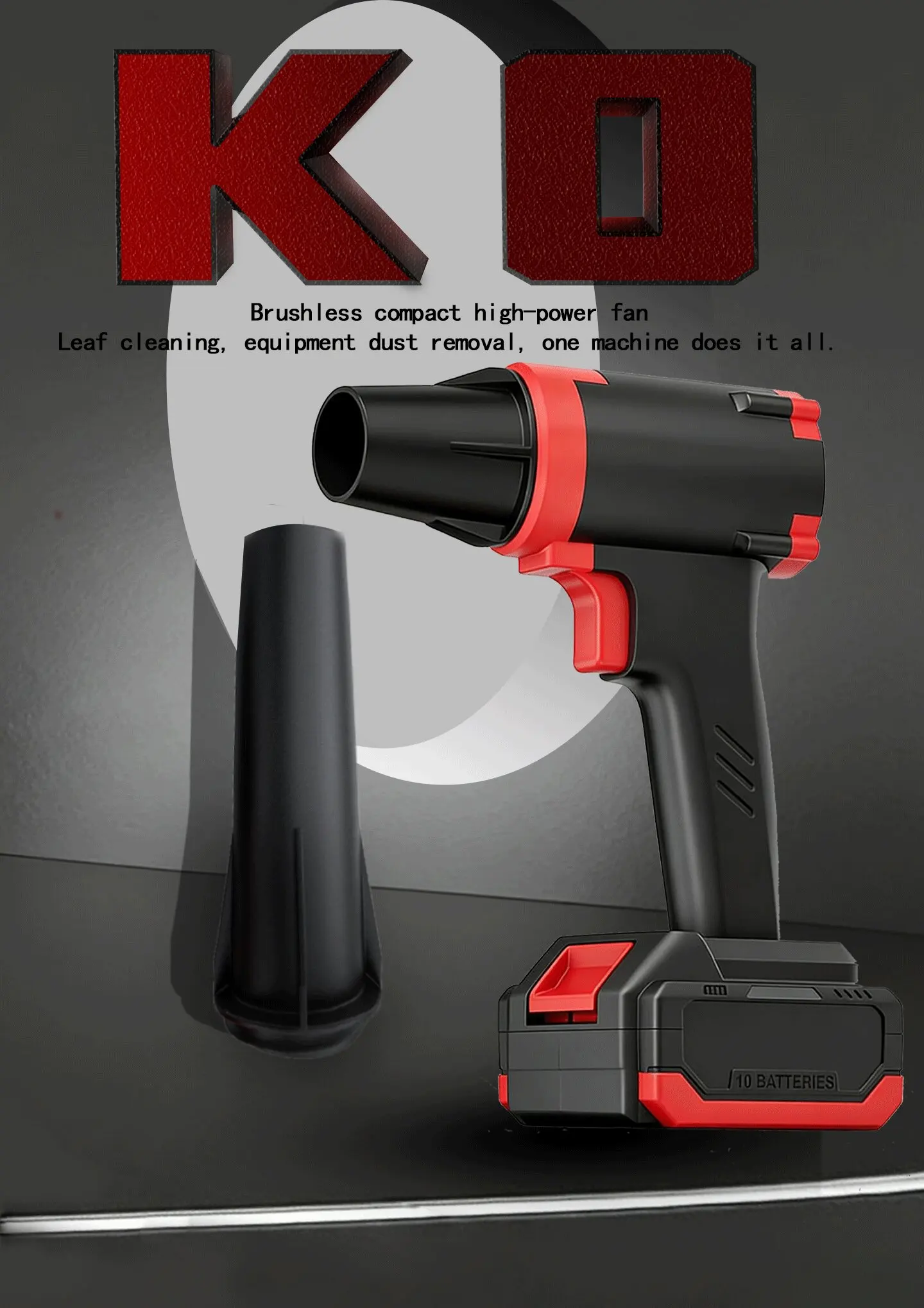 Industrial Turbo Blower, Brushless, Cordless, 21V, 600g - detail 8