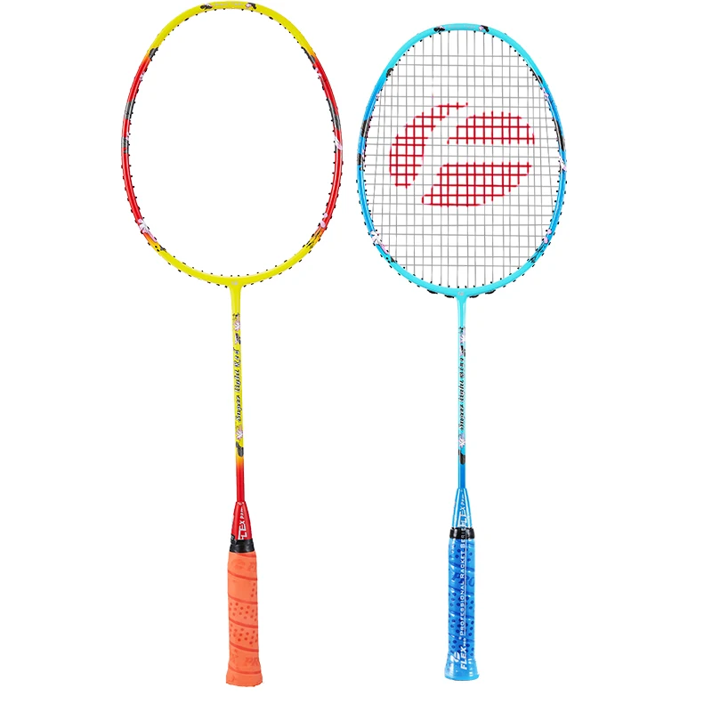 FLEXPRO 5U Light Badminton Racket for Kids Boys Girls Home Use Badminton Racket Professional for Kids DDP Oem