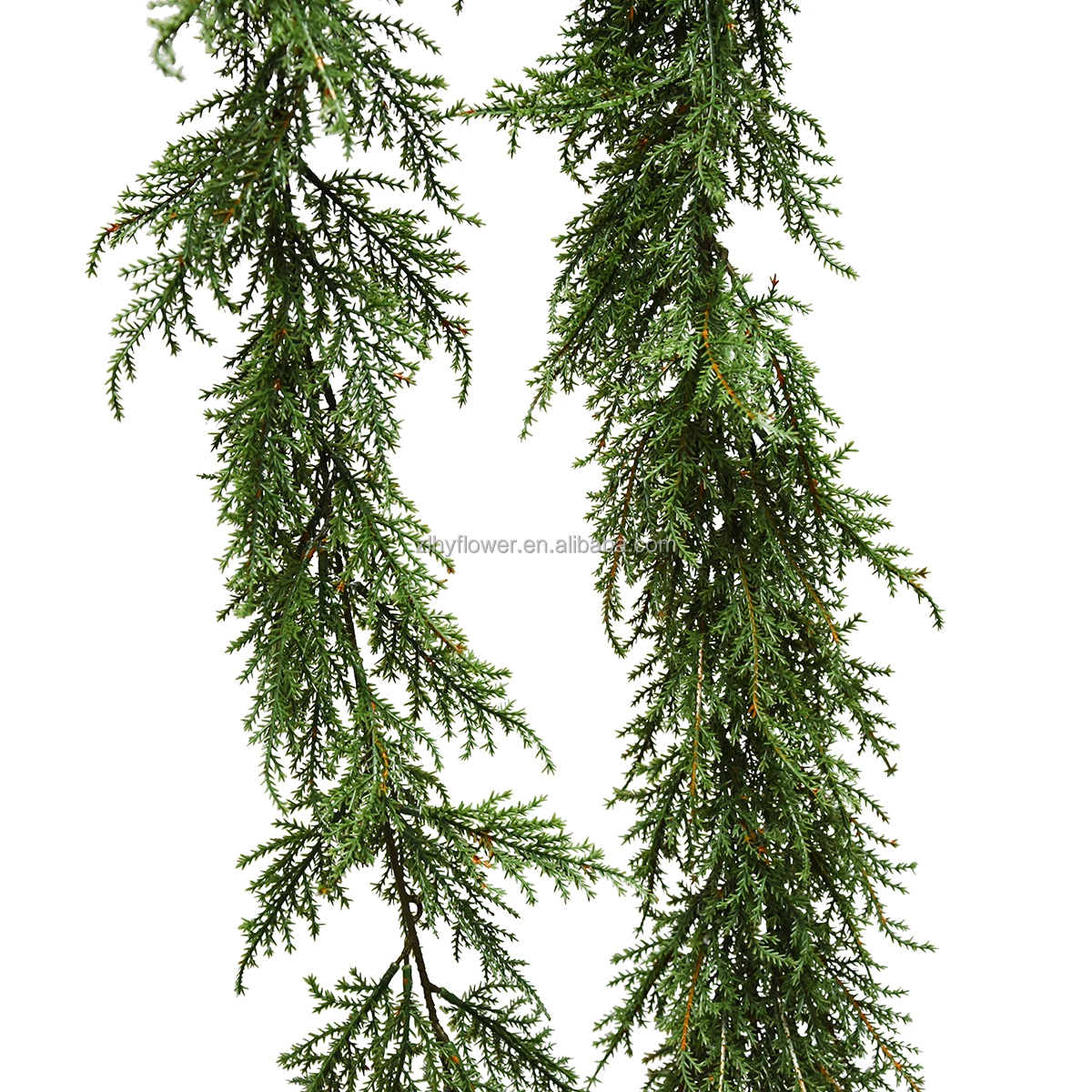 Fresh Artificial Greenery Pine Hanging Vine Real Touch Faux Christmas