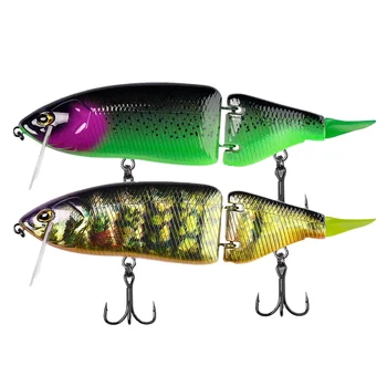 Artificial Hard Bait Lure Plastic Floating Swimbait Hooks 165mm 60g / 135mm 33g Multi-segment Bass Bait 47~60 Colors – Soft Lure – view 3