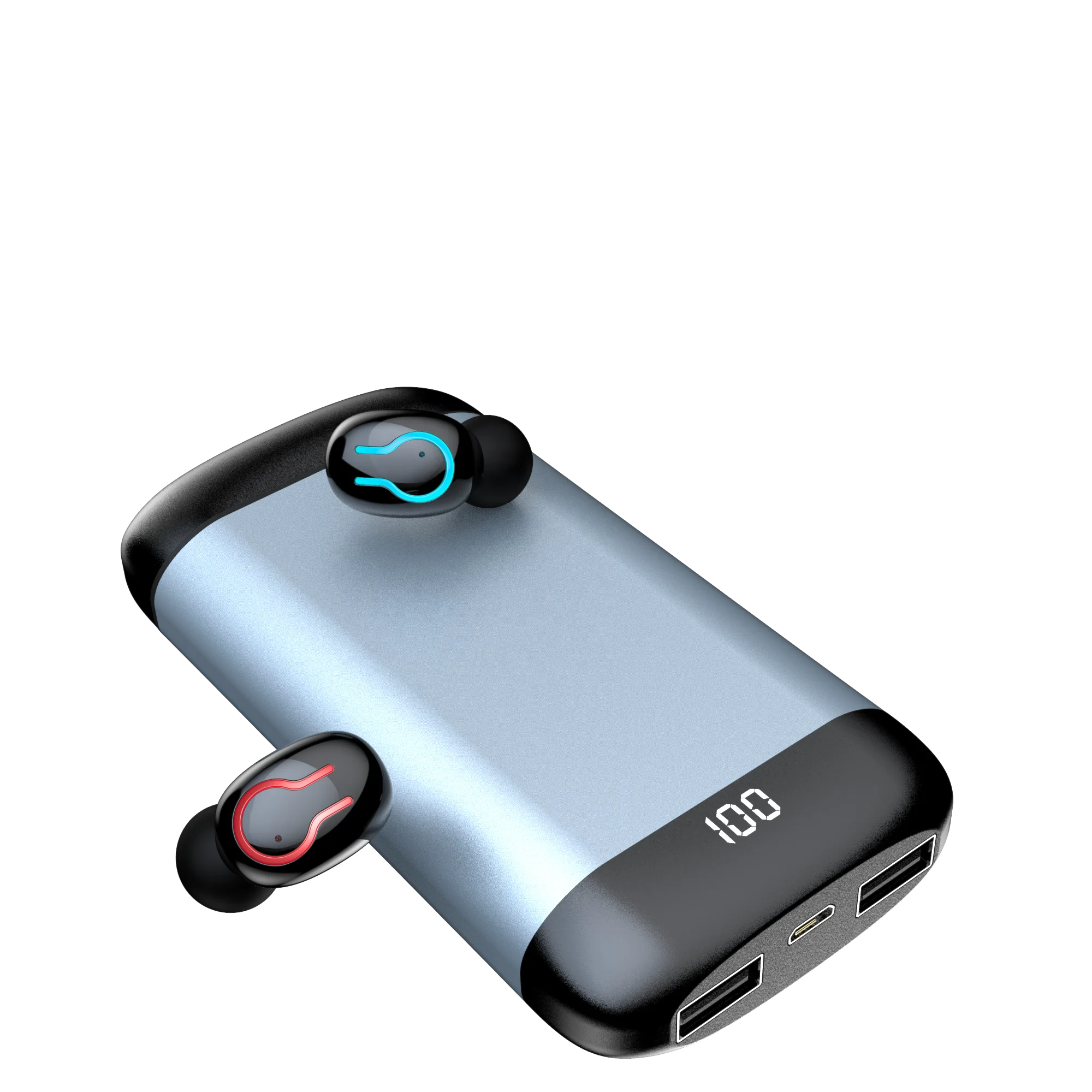 Free Shipping Digital Intelligent Power LED Display Most Popular Products Items HD Call Mini TWS Wireless Bluetooths Earbuds