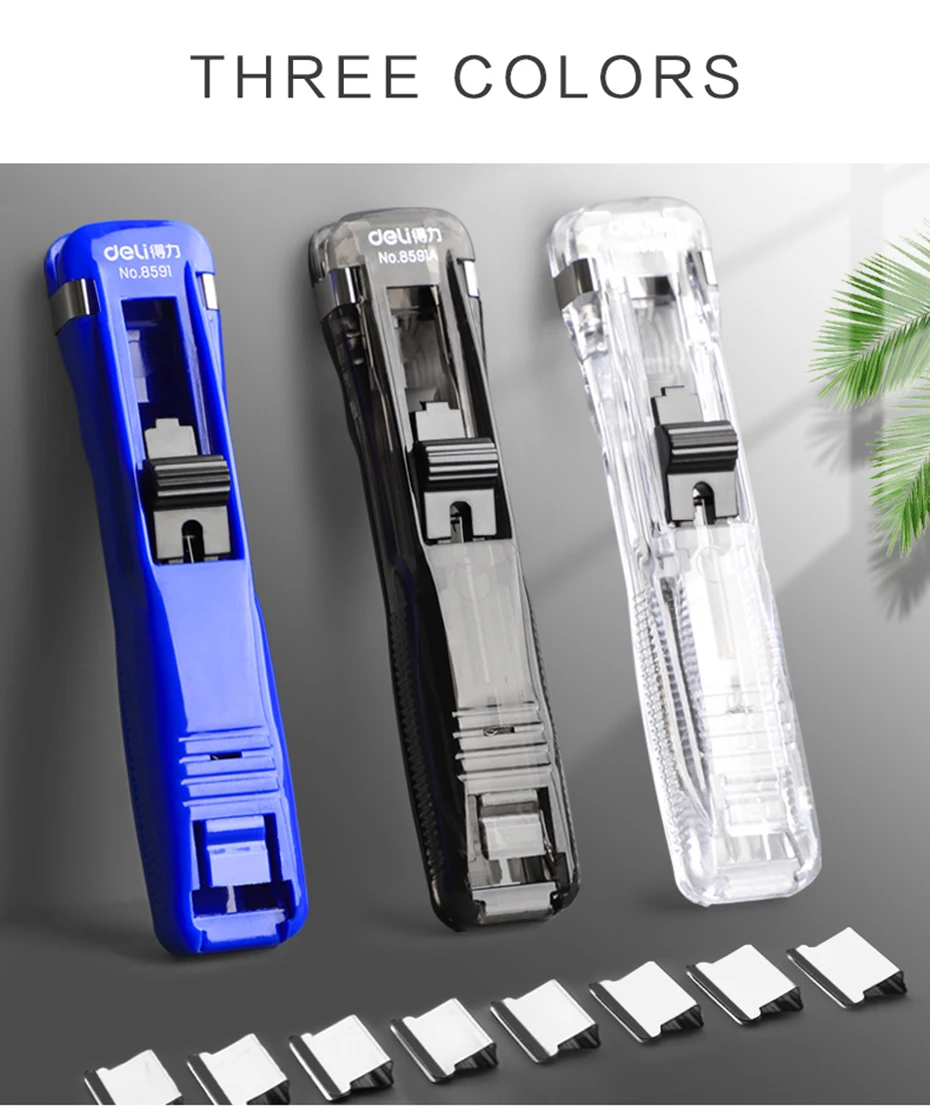 Deli 8591f Hand A4 Paper Clipper Fixer Stationery With Refills Metal