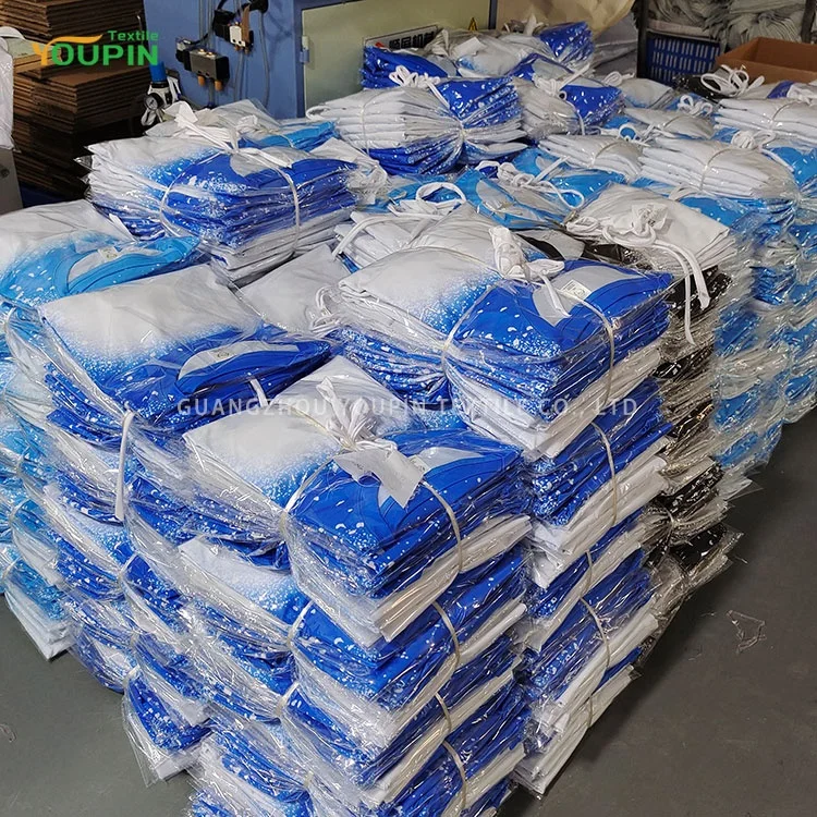 Hot Selling Heat Transfer Sublimation Bleached Shirts Blank Polyester Cotton Feel T Shirts In