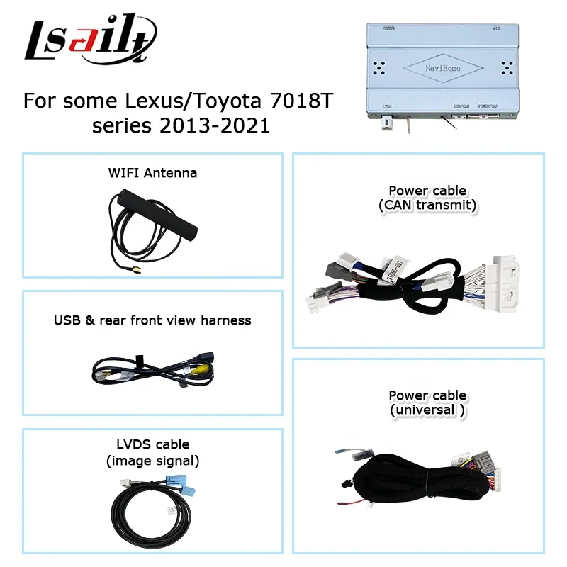 LsailtワイヤレスCarplay Androidオートインターフェイスボックス