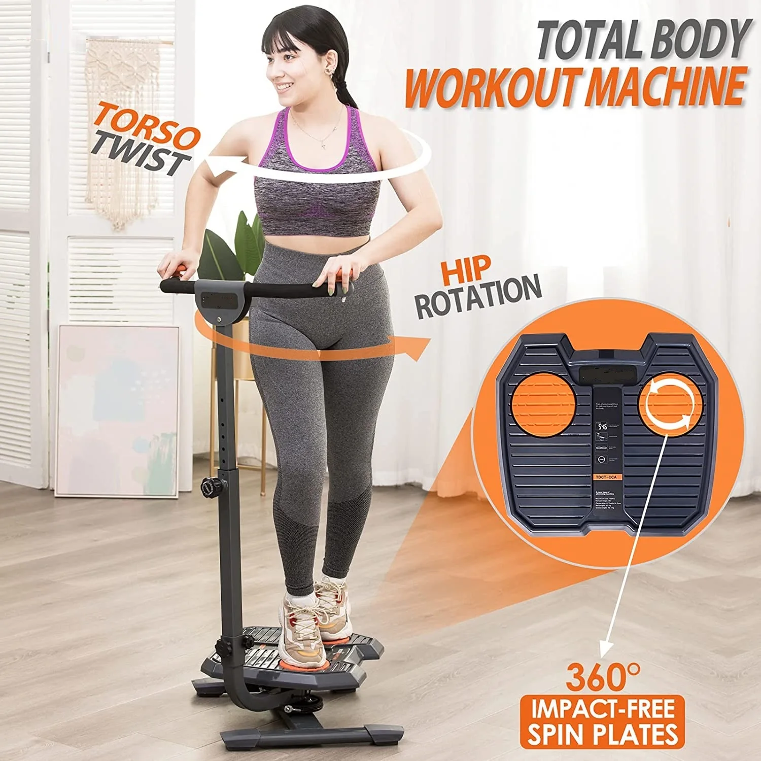 Hip rotation exercise discount machine