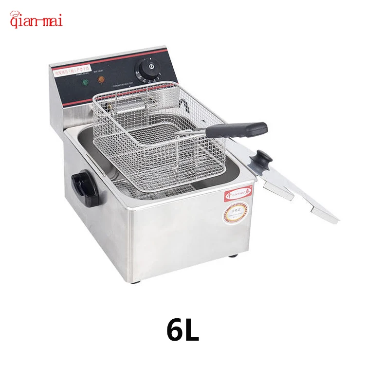 Electric Portable 6 L Chips Corn Dog Banana Fried Machine Commercial 	freidora Friteuse  Kfc Chicken Commercial  Deep Fryer