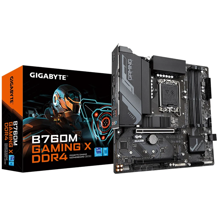 Merek Gigabit B760M GAMING X DDR4 Motherboard mendukung 128G memori DDR4  12700/12700k/12700KF/13600K/13600KF Desktop processor