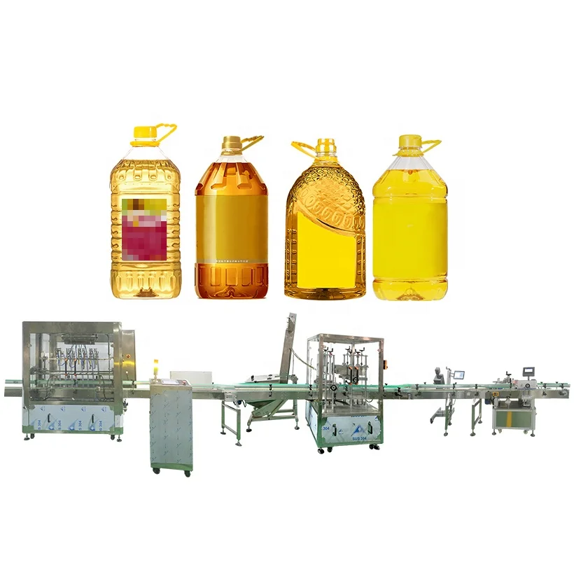 Manufacturer Customized Fully Automatic Edible Coconut Oil Filling Machine Essential Oil Filling Line