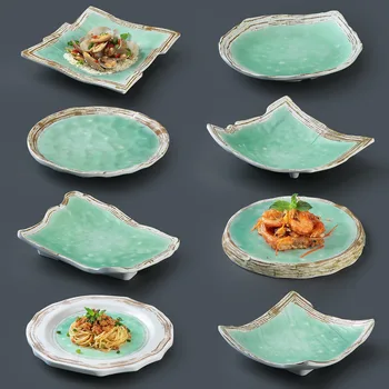 Luxury New Design Square Melamine Plates Wedding Dinner Plates Serving Dishes for Restaurant