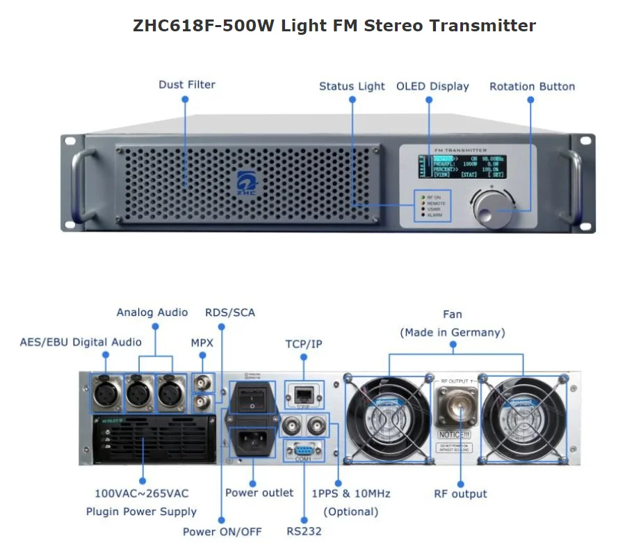 500w Fm Radio Transmitter Buy Transmitter,Broadcasting Equipment,500w