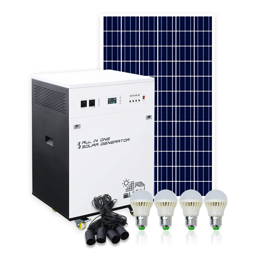 5000 Watts Full Set Complete Kit Hybrid Solar System 6kw 3kw 5kw Lifepo4 Battery System Mini Solar System Price Philippines