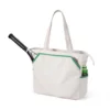 White with green
