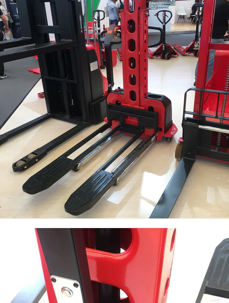 Self Loading Portable Container Truck Stacker Electric Pallet Lift ...