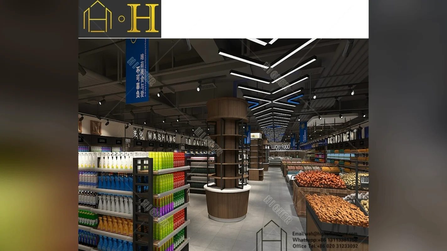 Grocery Store Display Racks /shelves For General Store Supermarket