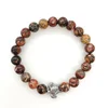 Red leopard stone