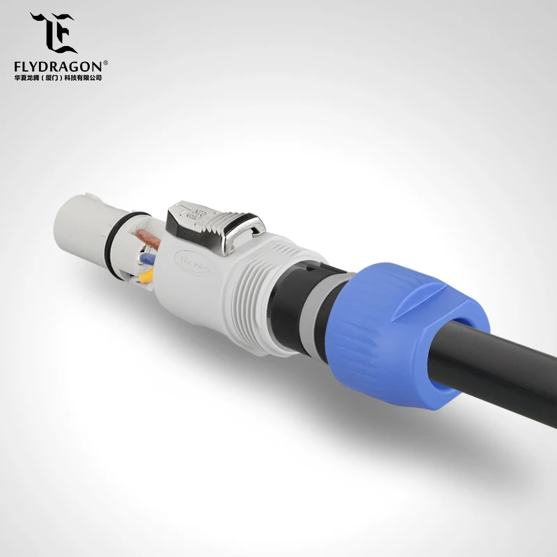 4-контактный Speakon динамик штыревой разъем аудио разъем белый