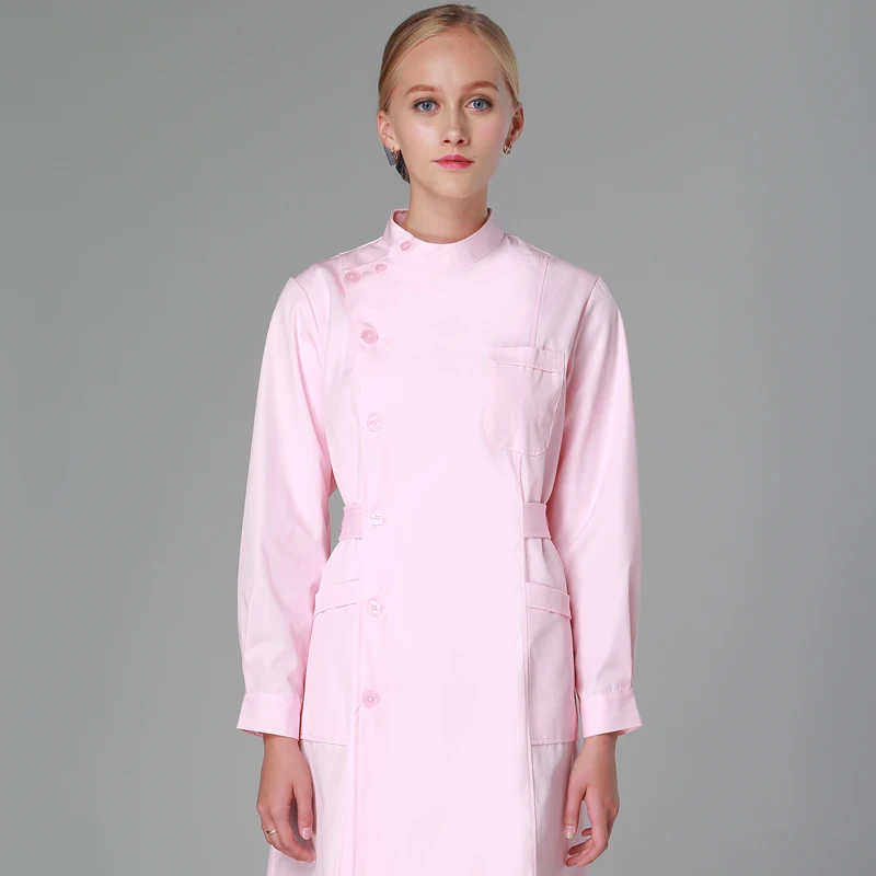 Different Collar Pattern Short Sleeve Long Sleeve Stock Lot Shipping Fast Nurse Beauty Spa Salon Working Dress Uniforms