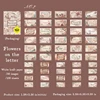B Flower letter cards