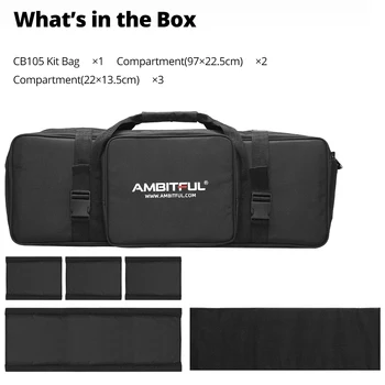 105cm 75cm Padded Case for Photography Equipment Shooting Kit for Tripod Light Stand Umbrella Photo Studio Accessories Carry Bag product image