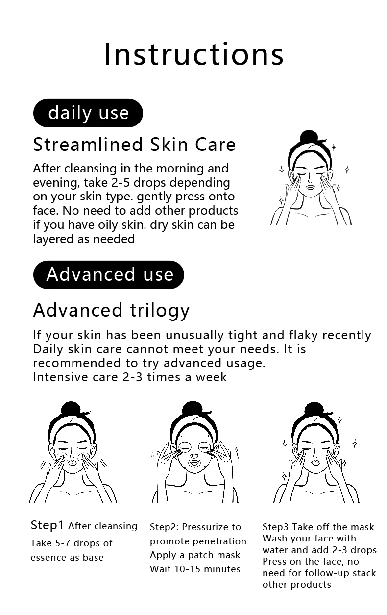 For DR RASHEL Revitalizing Night Serum Oily Combination Skin Collagen Firming Lightening Moisturizer Anti-Aging Whitening Aging