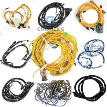 CHISHENG Excavator Computer Board Engine High Quality Wiring Harness D6D D7D D6E D7E Engine Start Test Harness