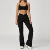 2043 Bra &amp; 2030 Flare Pants - High-End Black