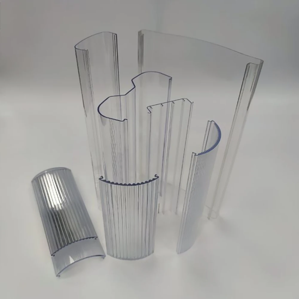 Custom LED Light Diffuser Covers-Extruded PC Plastic Profile High Light ...