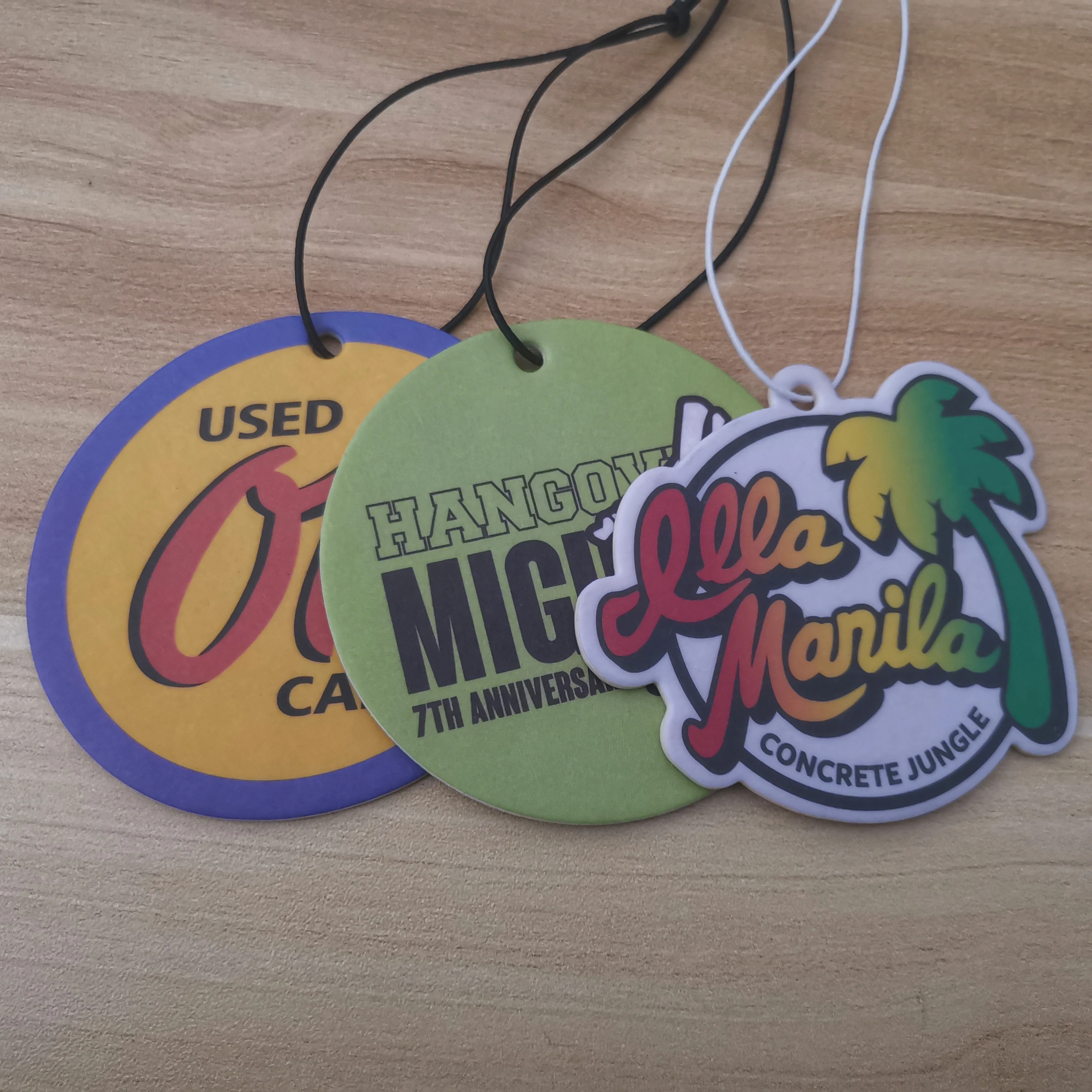 Super Strong Long Lasting Scent Custom Design Paper Car Air Freshener