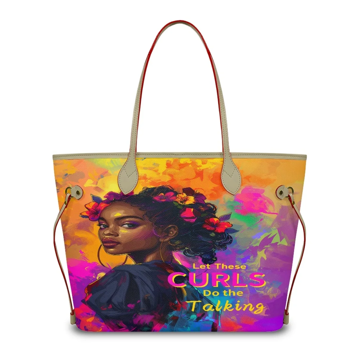 Женская сумка из искусственной кожи с принтом 100%