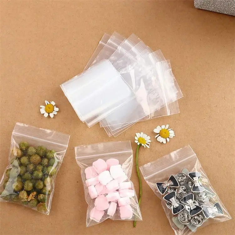 2mil 2''x3'' Clear Plastic Ziplock Seal Baggies Small Reclosable Poly Bag Plastic Ziplock Bags