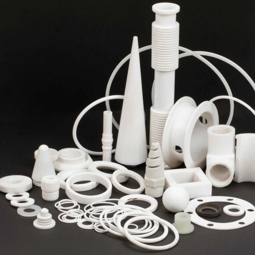 200°C Heat Resistance PTFE Gasket & O-ring, 0.1-600mm Thick Custom PTFE Sheet, Sealing Solution for Industrial Pumps/Valves
