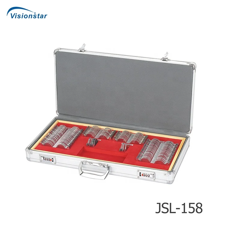 光学検眼ボックストライアルレンズセット視力検査用JSL-158卸売