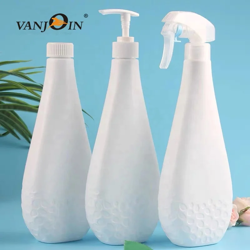 500ml Empty Plastic Trigger Bottles PET Cleaning Hand Spray White WHOLESALE 