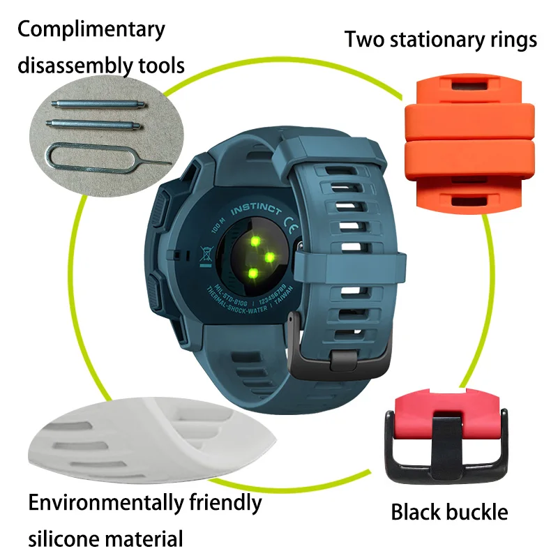 High Quality Watch Strap For Garmin Instinct Esports Official Same