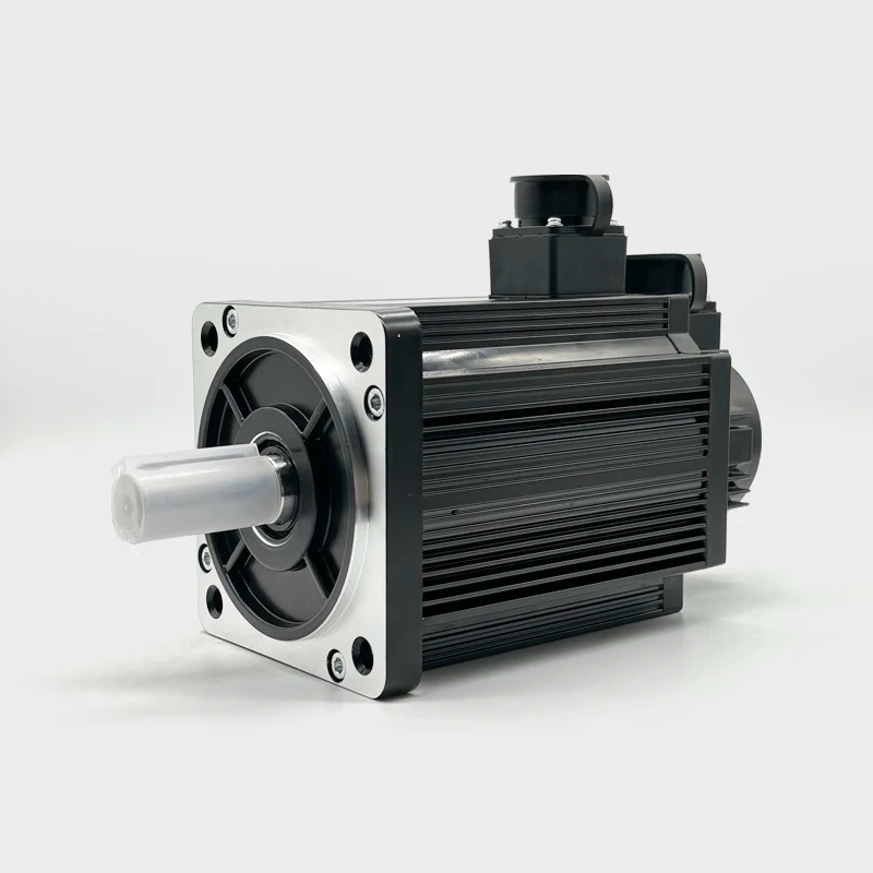130x130mm 3-Phase 220VAC 1.5KW 2500RPM 6N.m Industrial AC Servo Motor with Servo Drive Kit