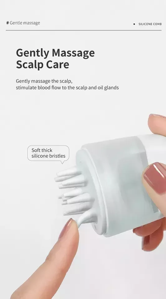 Массажер для волос силиконовый