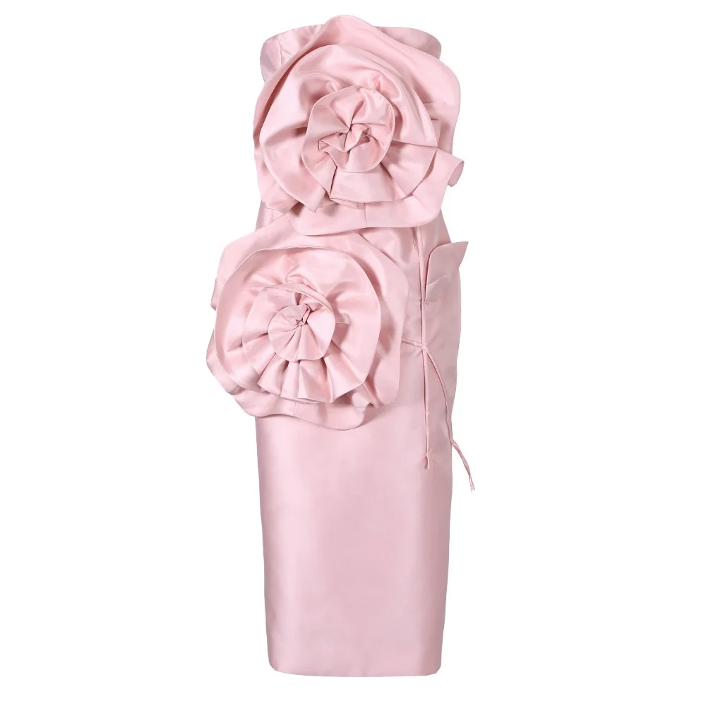 Blinged Tulip- 3D Gemstone Strap Bandage Dress (NEW)