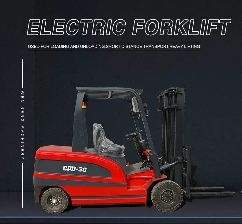 Simple Operation 3t Forklift Lifting Equipment Good Electric Forklift ...