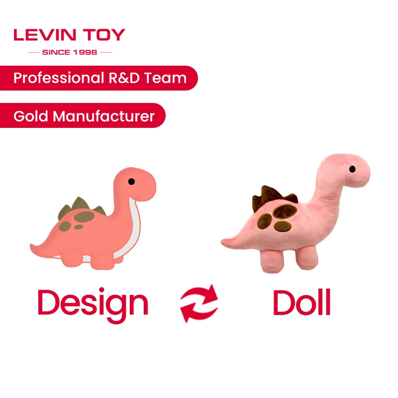Custom Stuffed Animal Assortment Great Set for Kids Cartoon Plush Toys Dinosaur Toys Soft Toy Dinosaur