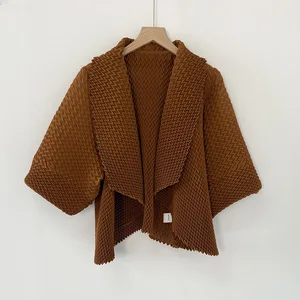 Wholesale Smocked Clothing Women's Elegant Coat Design Pleated Cardigan Autumn High Quality Casual Jacket