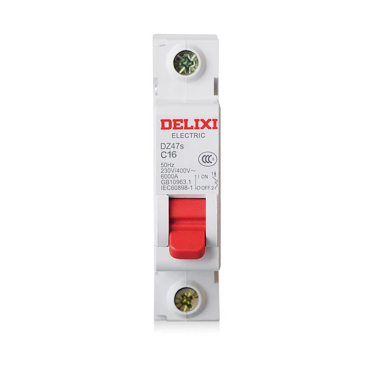 ZCTTOUB Air Switch Dz47s Small Circuit Breaker 2P63a Household Single-Phase Air Switch Short-Circuit Gate Protector(DZ47s C Type 2P 63A
