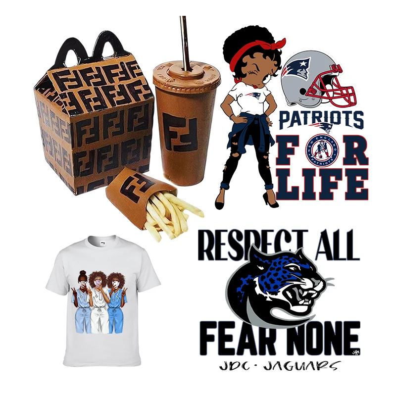 Custom Dtf Transfer Print Heat Transfers For Tshirts Iron On Transfer