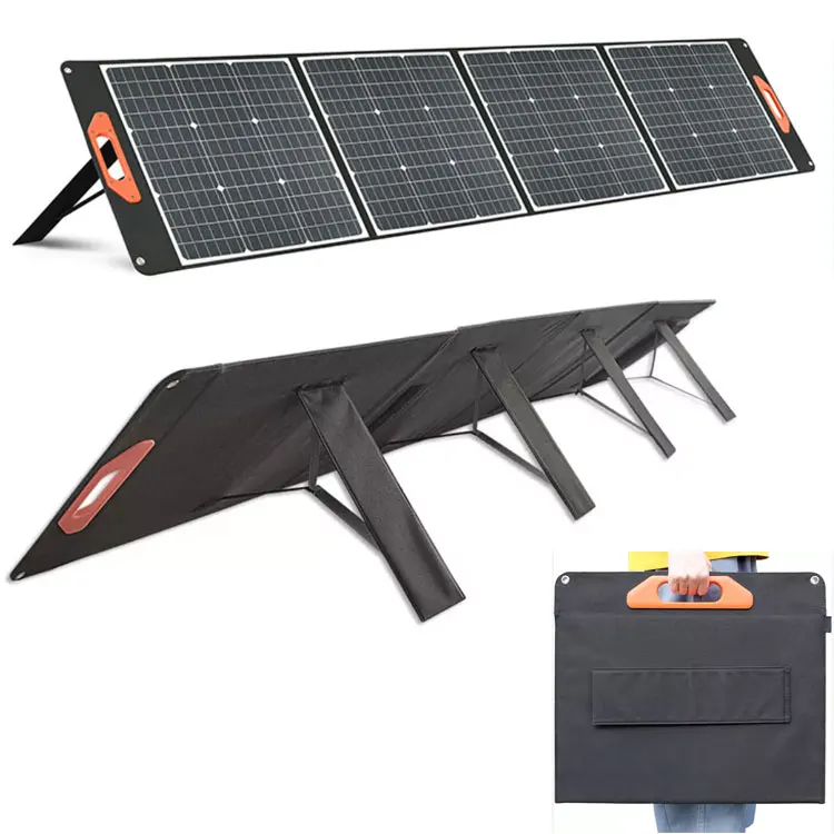 50w 75w 100w 120w 200w 250w 300w Folding Camping Solar Blanket With
