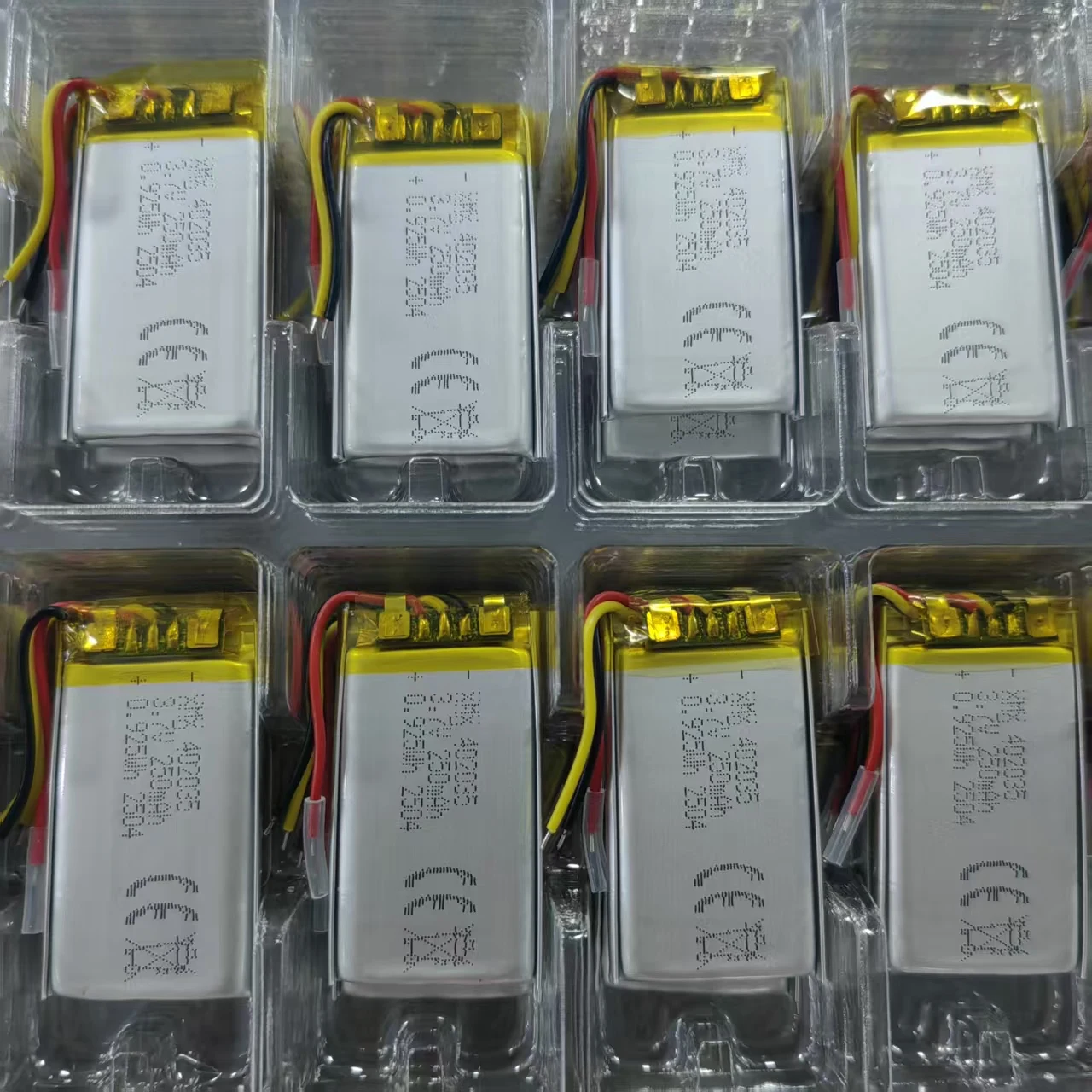 XMX 402035 3.7V 250mAh Rechargeable Li-Polymer Battery Pack with PCM Protection for Consumer Electronics in Stock H81d43d6d6e884bcebbba409722e1a370Z