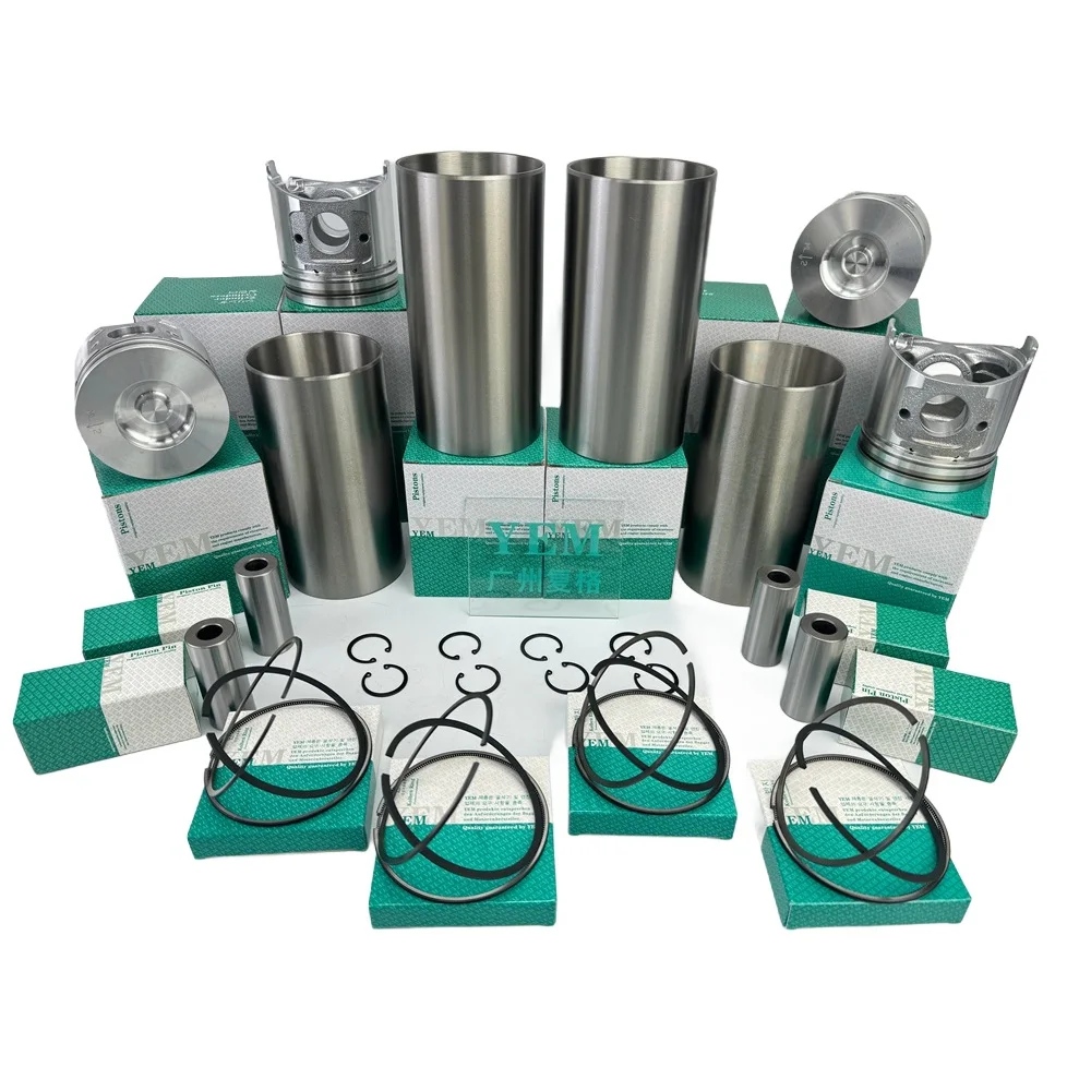 KE75 L2E L3C L3E Cylinder Liner Kit for Mitsubishi Engine Repair Kit Replacement Engine Parts 2