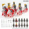 P-34 - 1604F-A + 6008 - 12 Figuras de la Legión León + Establo