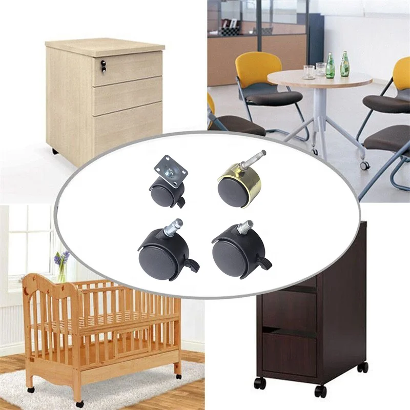 DÖNER HELMER, 790140C, Mobili Di Ricino, 45 X 17 Mm, Grigio Ruota Di - Foto 8